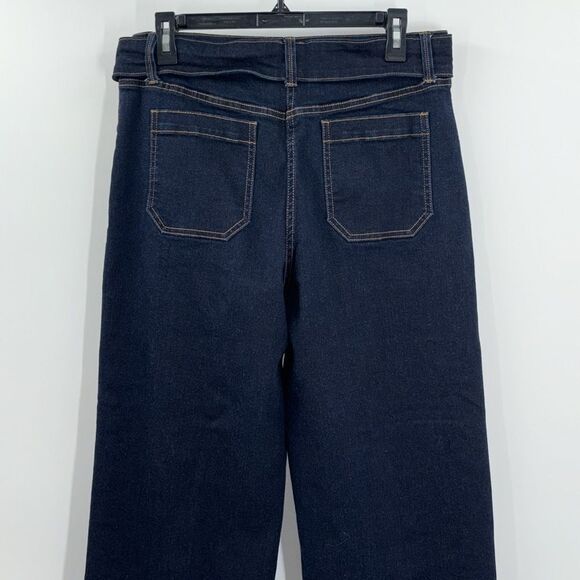 Guideboat Denim Co. Dark Wash Denim Wide Leg Jeans Size 8 - Picture 5 of 11